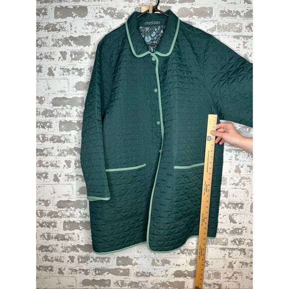 Lands end | women quilted jacket reversible floral - Picture 6 of 11